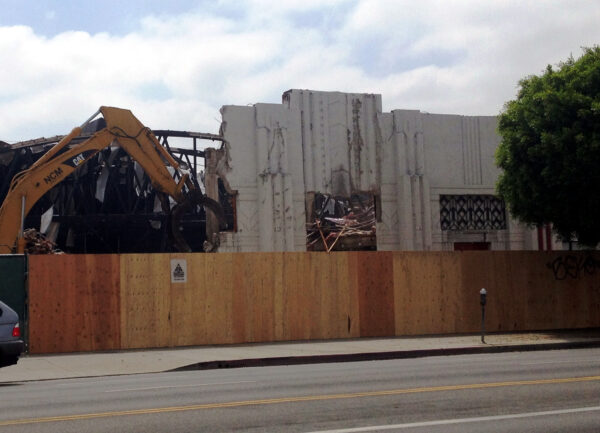 Demolition of Mole-Richardson Building in June 2014
